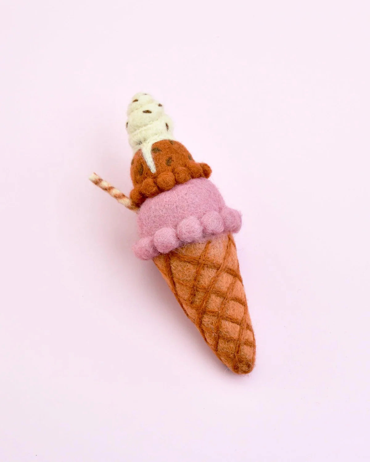 Felt Neapolitan Ice Cream by tara treasures