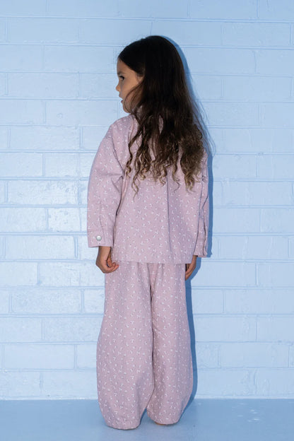 Organic Bloom Denim Shirt Jacket