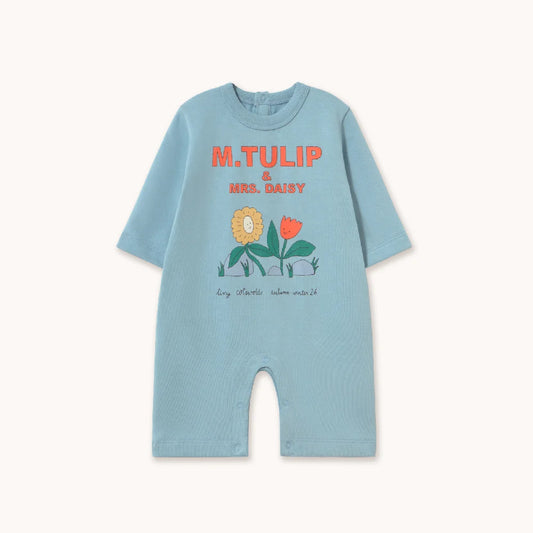 Tulip & Daisy Graphic One-Piece | denim blue