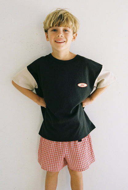 Banjo Short | red check