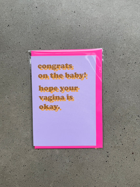 Congrats on the baby.. card