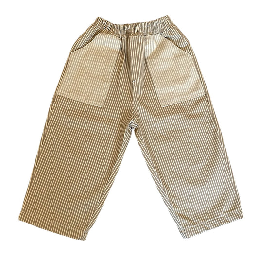 Twirl Pant Pinstripe | Natural