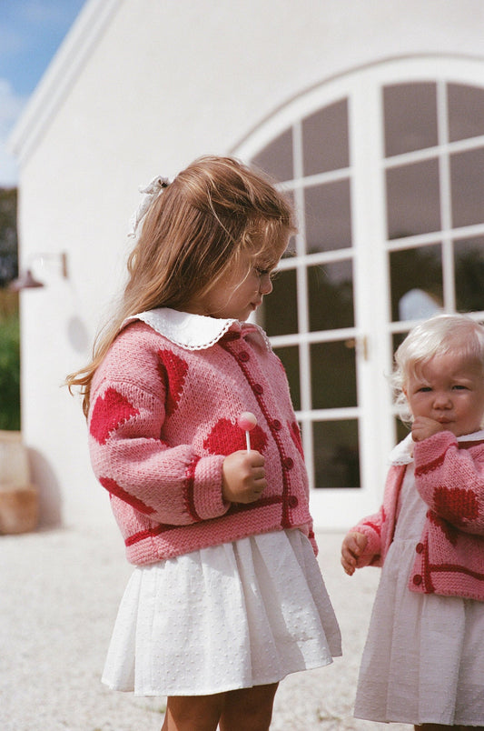 Mini lover knit cardigan