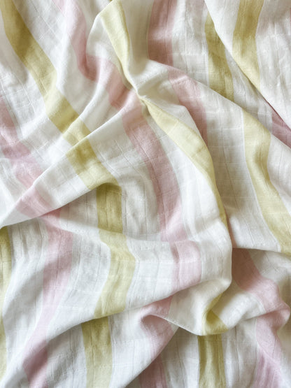 Blush and Lime wrap | swaddle