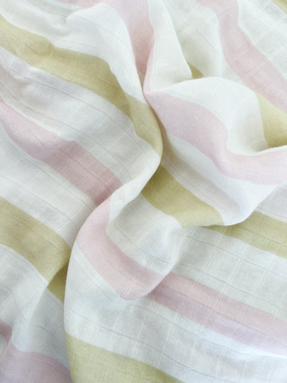 Blush and Lime wrap | swaddle