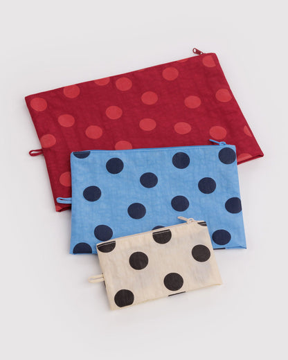 Go Pouch Set | polka dot mix