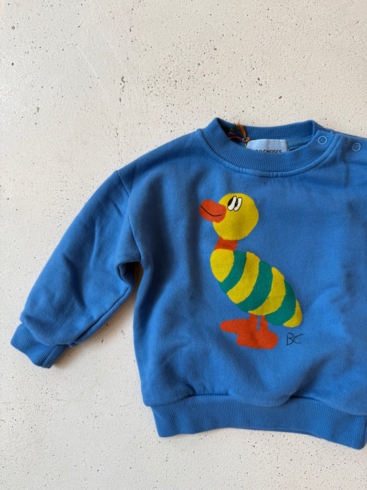 Striped duck sweatshirt | BABY