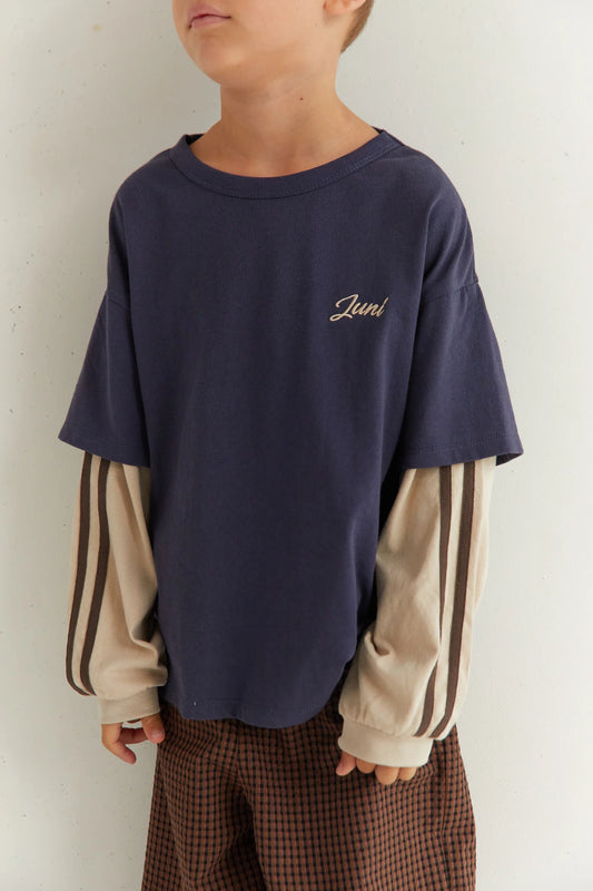 Rhodes Layered Tee | navy