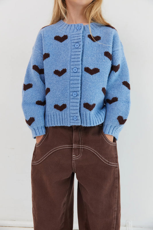 sweetheart cardigan | hearts