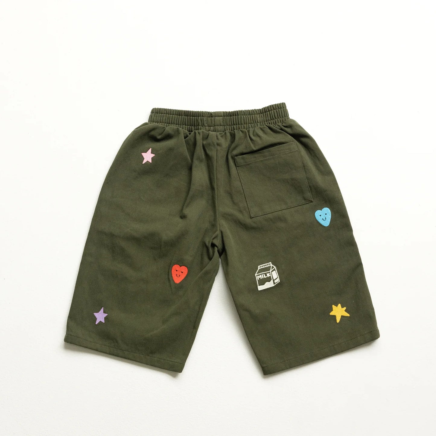 Cropped Wide Leg Cargo Pant | Khaki