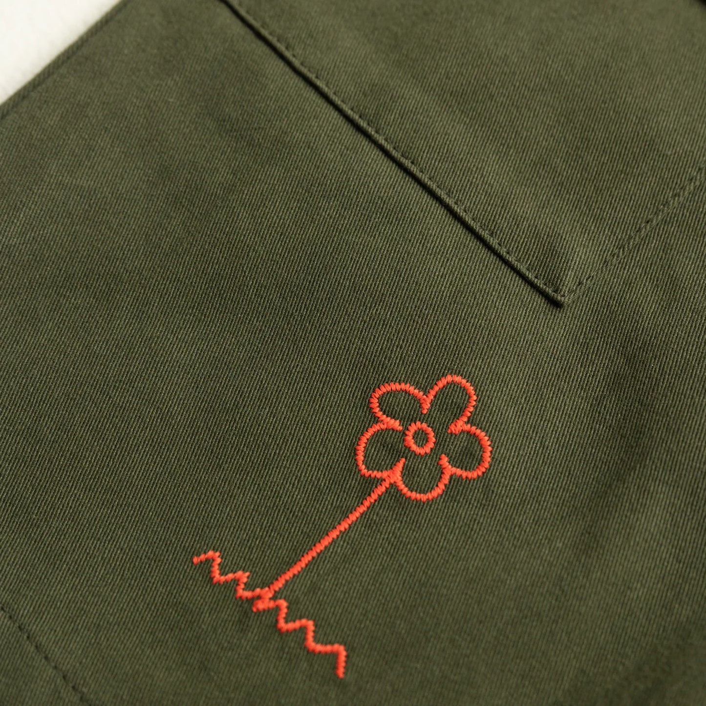 Cropped Wide Leg Cargo Pant | Khaki