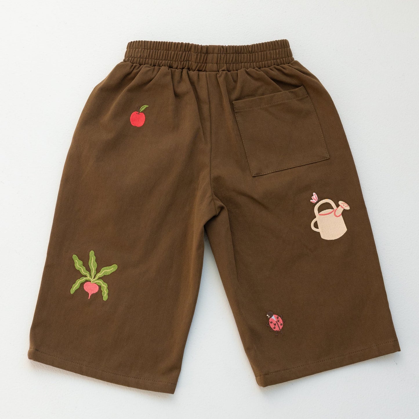 Cropped Wide Leg Cargo Pant | Chocolate