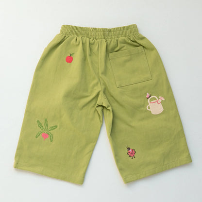 Cropped Wide Leg Cargo Pant | Apple