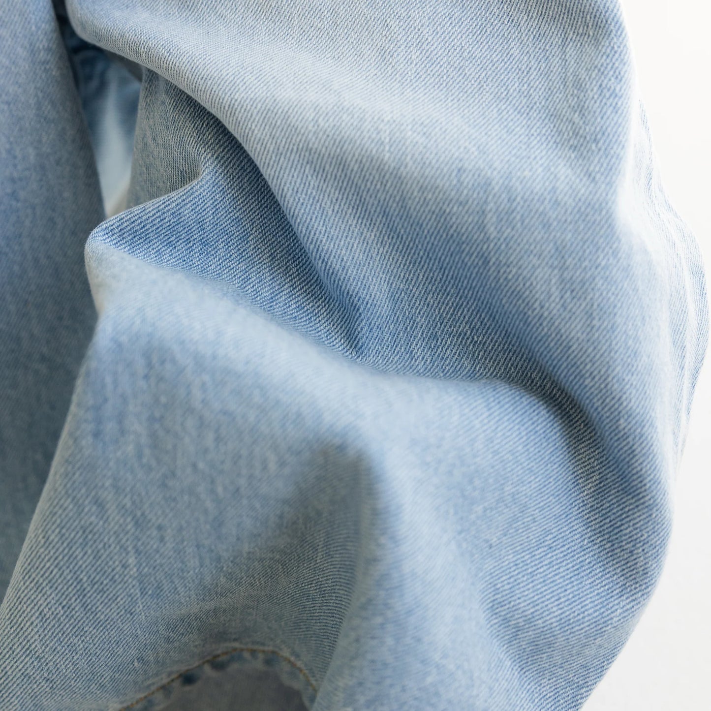 Wide leg denim jeans