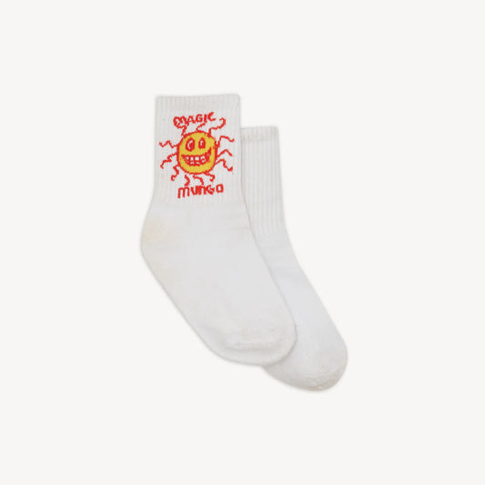 wiggly sun logo socks