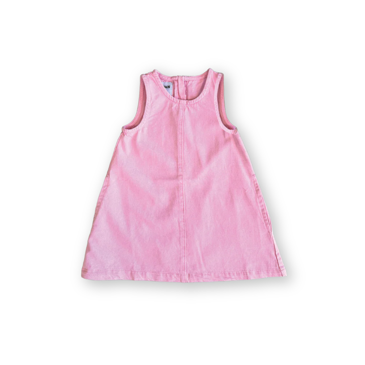 Organic denim shift dress | candy