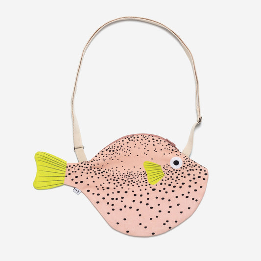 Pufferfish small | shoulder bag pink