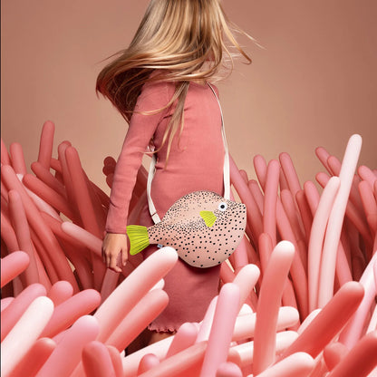 Pufferfish small | shoulder bag pink