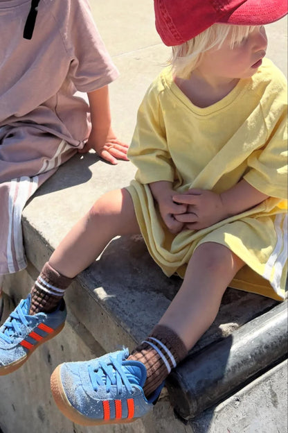 Linen Terry Oversized Tee | Honey