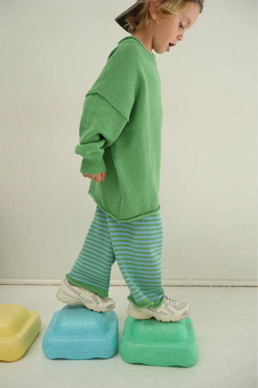 Rolly Knit Jumper | Apple Green