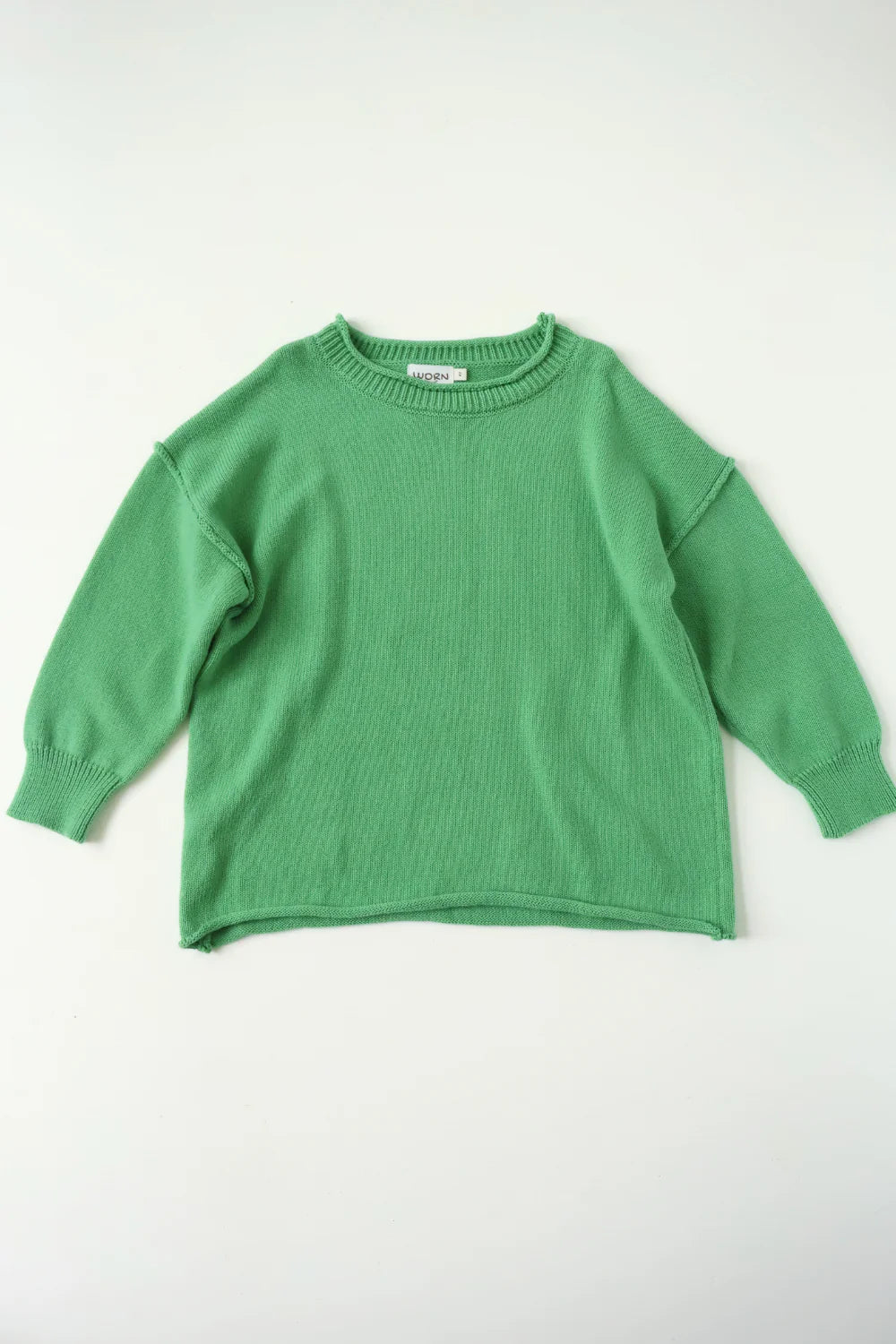Rolly Knit Jumper | Apple Green