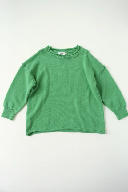 Rolly Knit Jumper | Apple Green