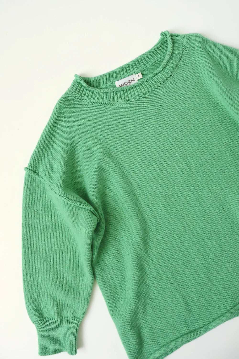 Rolly Knit Jumper | Apple Green