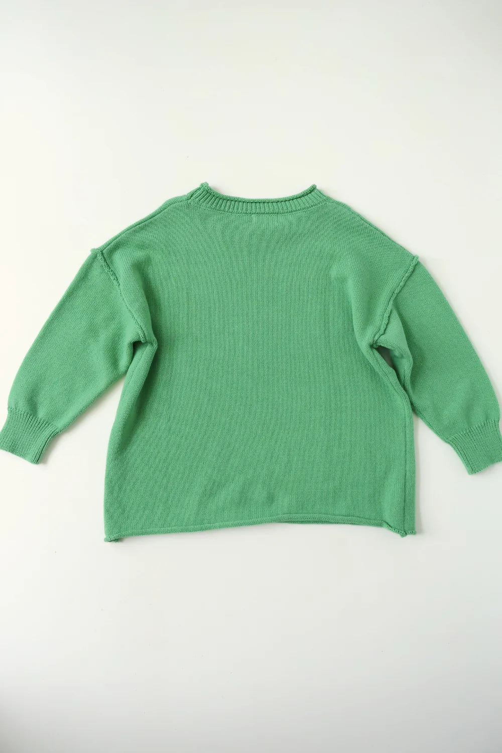 Rolly Knit Jumper | Apple Green