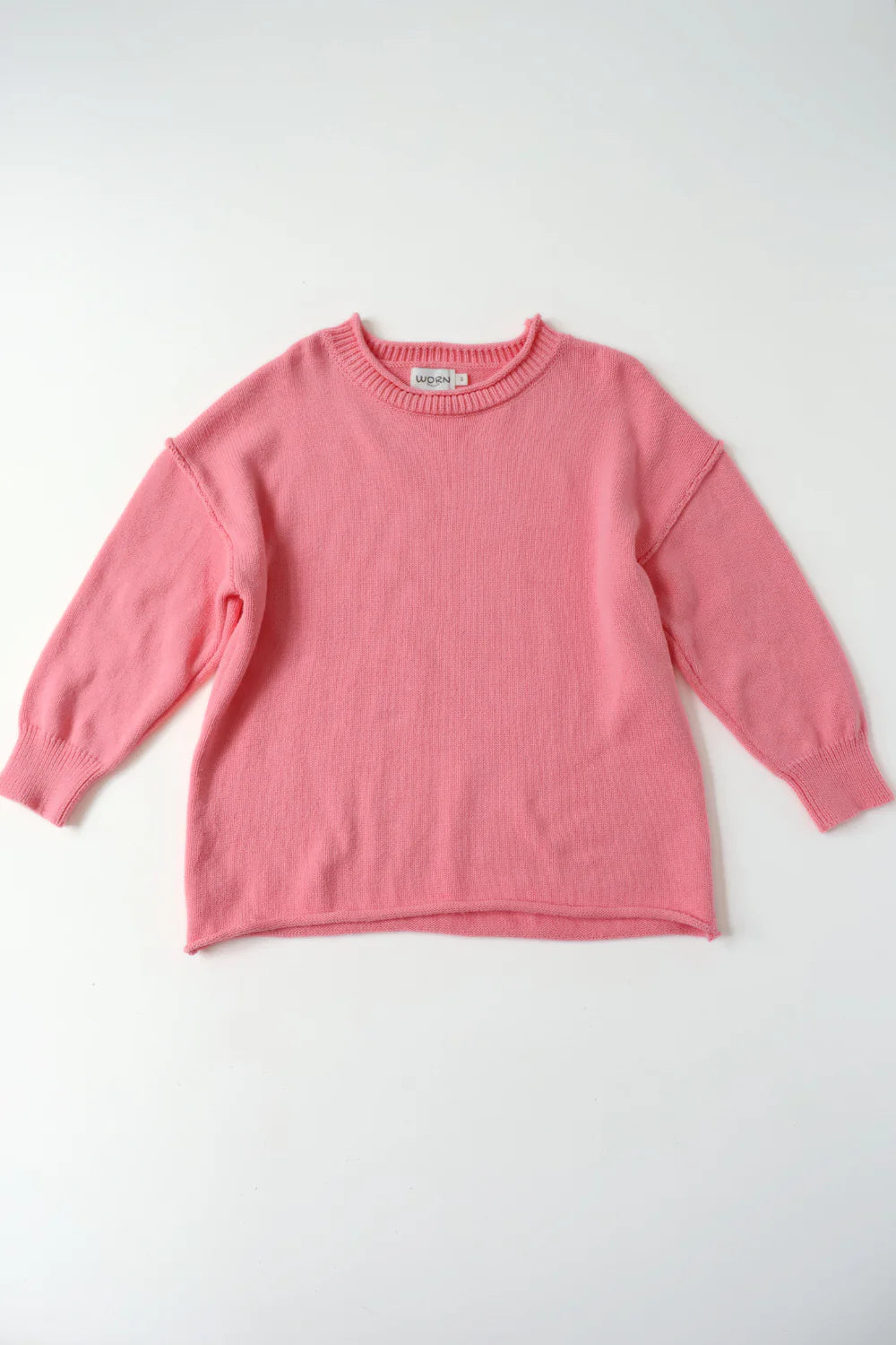 Rolly Knit Jumper | Strawberry Milk