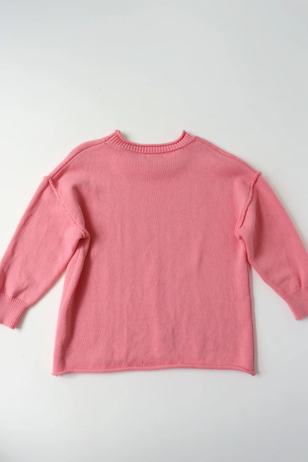 Rolly Knit Jumper | Strawberry Milk