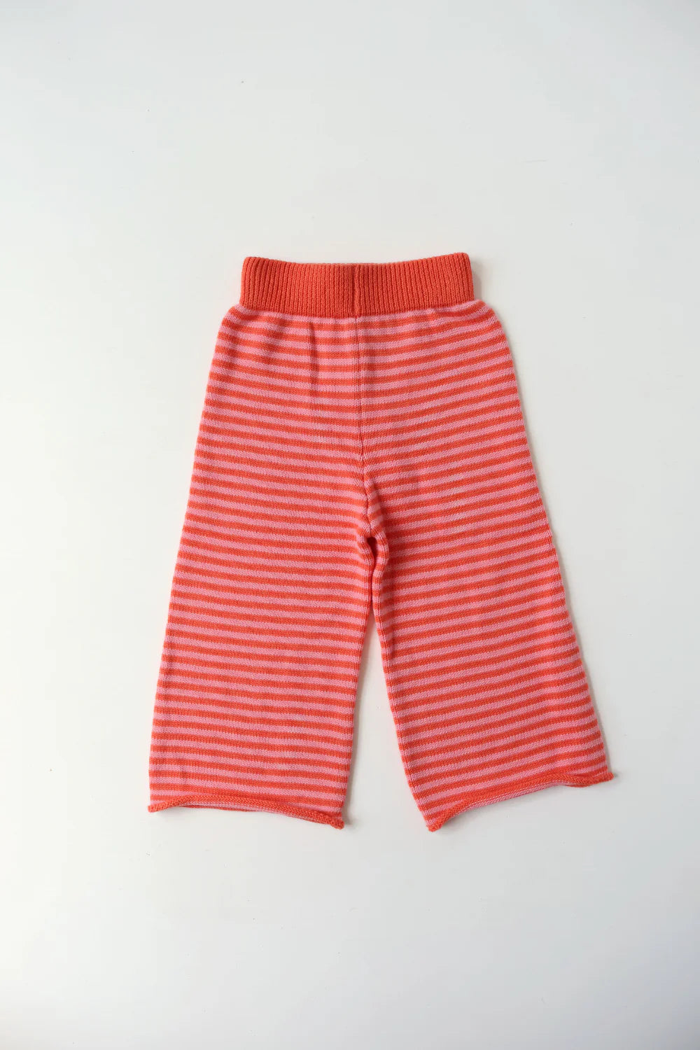 Rolly Knit Pants | Strawberry Stripe