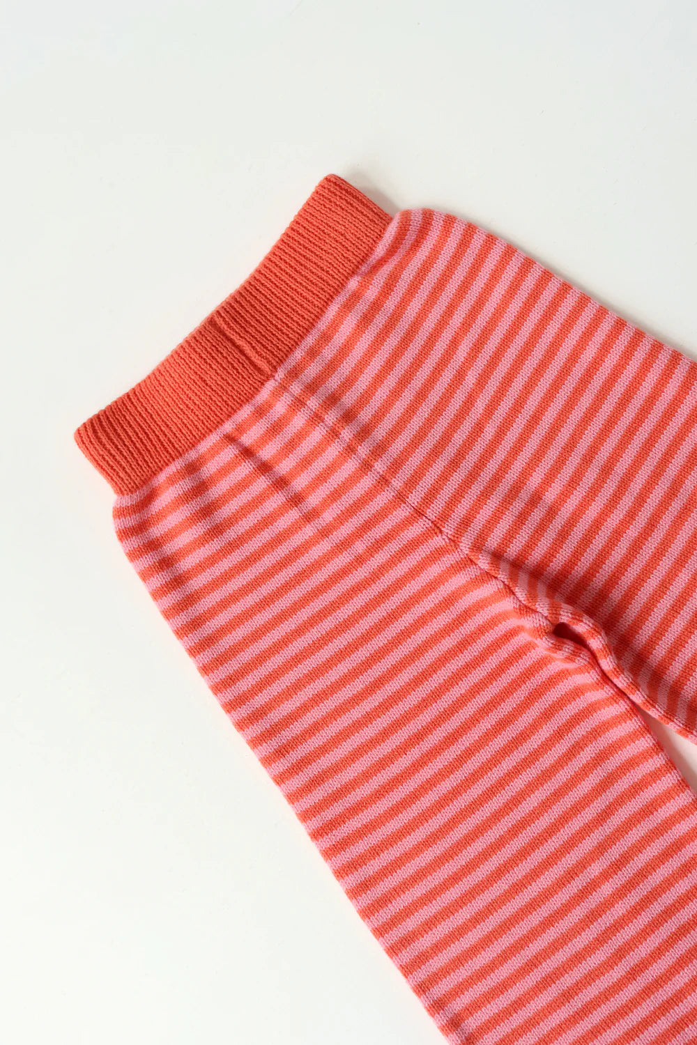 Rolly Knit Pants | Strawberry Stripe