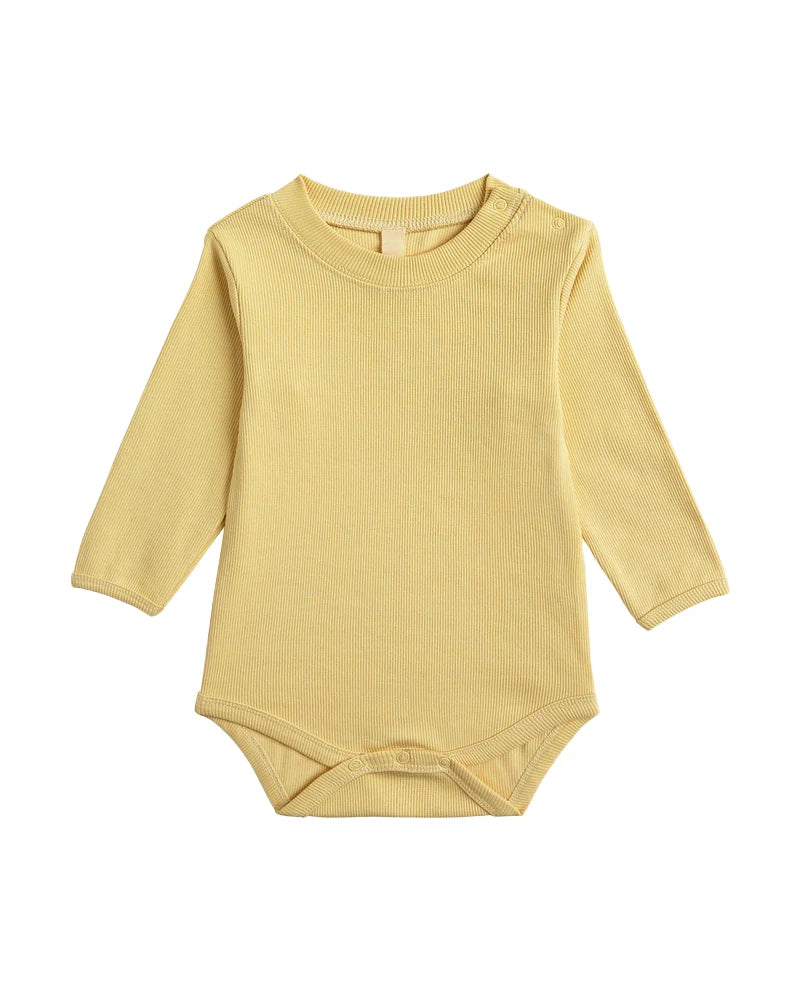 LONG SLEEVE BABY BODY | BUTTER