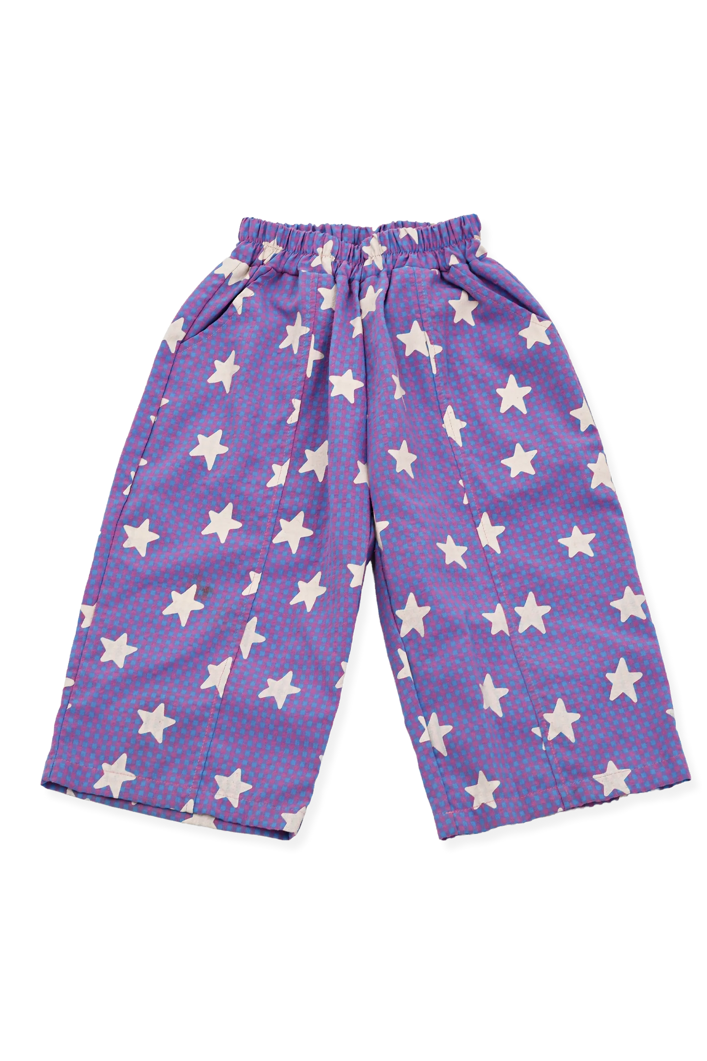 Dusty Star Pants - Purple Gingham *PRE ORDER*