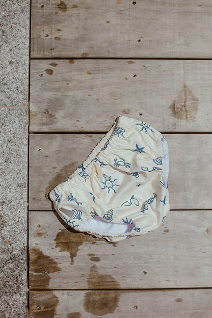 Reusable swim nappy - sardinia