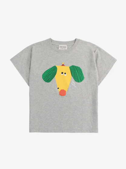 Happy dog t-shirt | grey