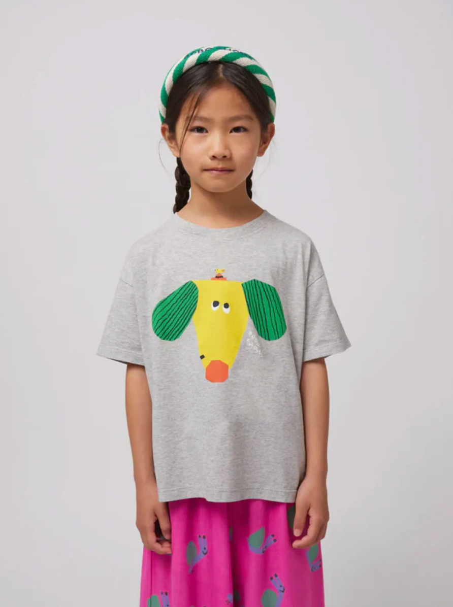 Happy dog t-shirt | grey
