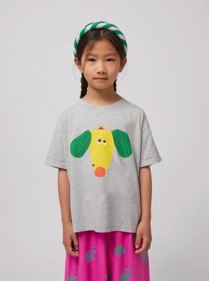 Happy dog t-shirt | grey