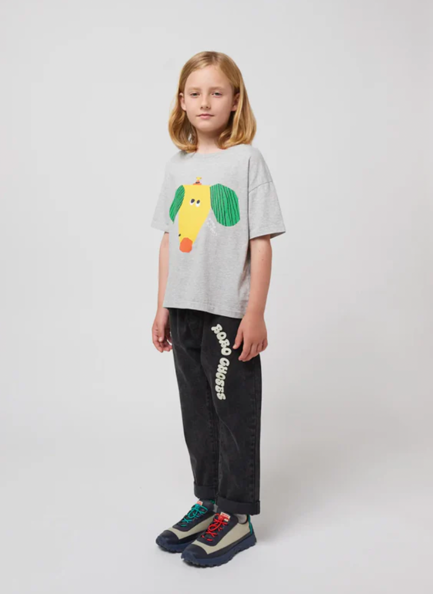 Happy dog t-shirt | grey