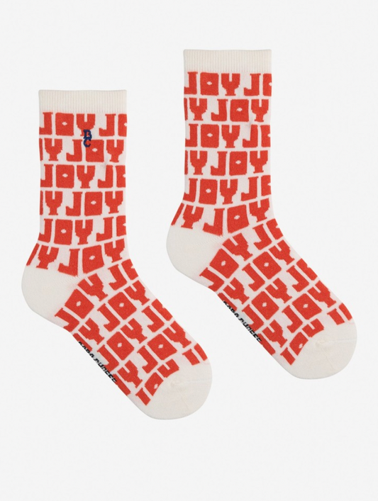 Joy all over long socks