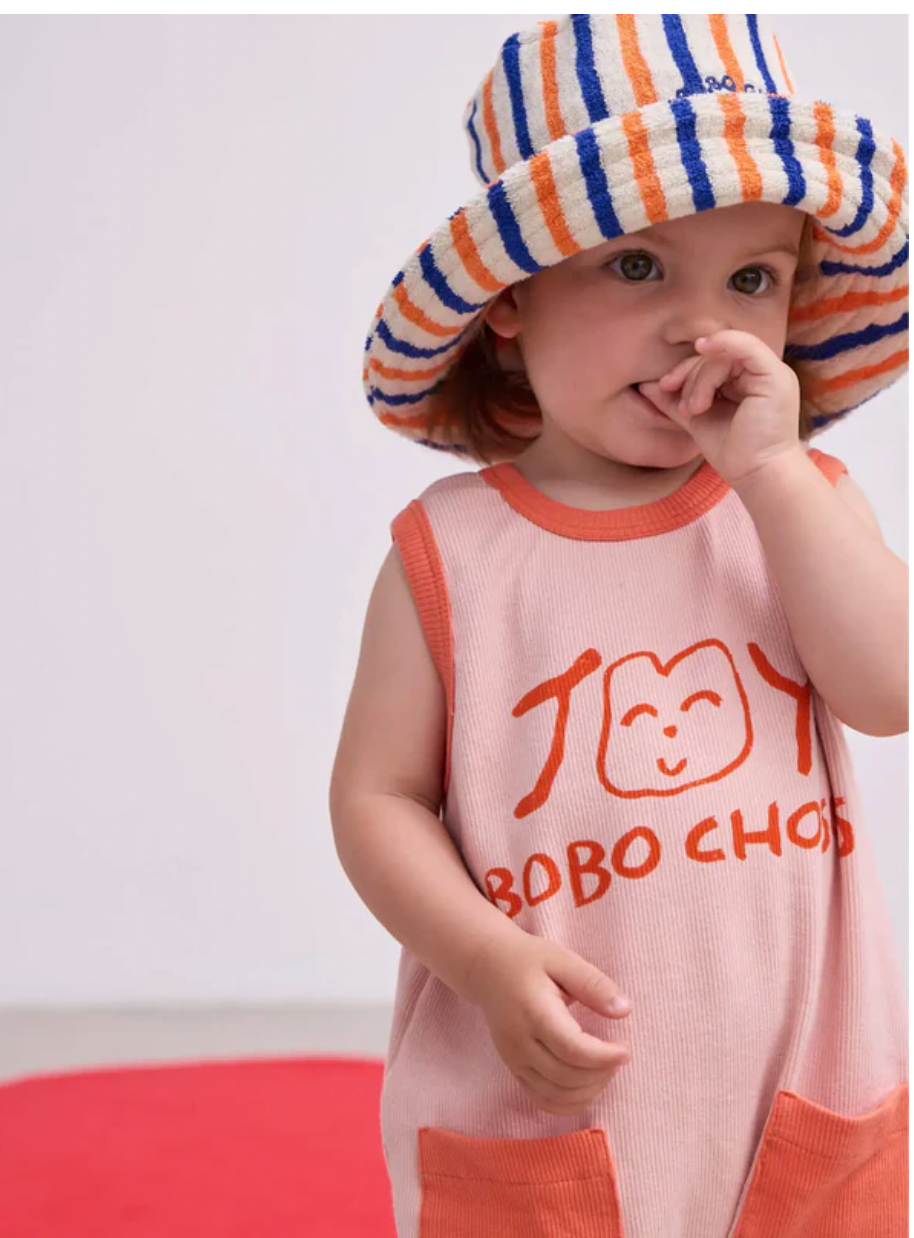 stripes terry cloth hat | baby
