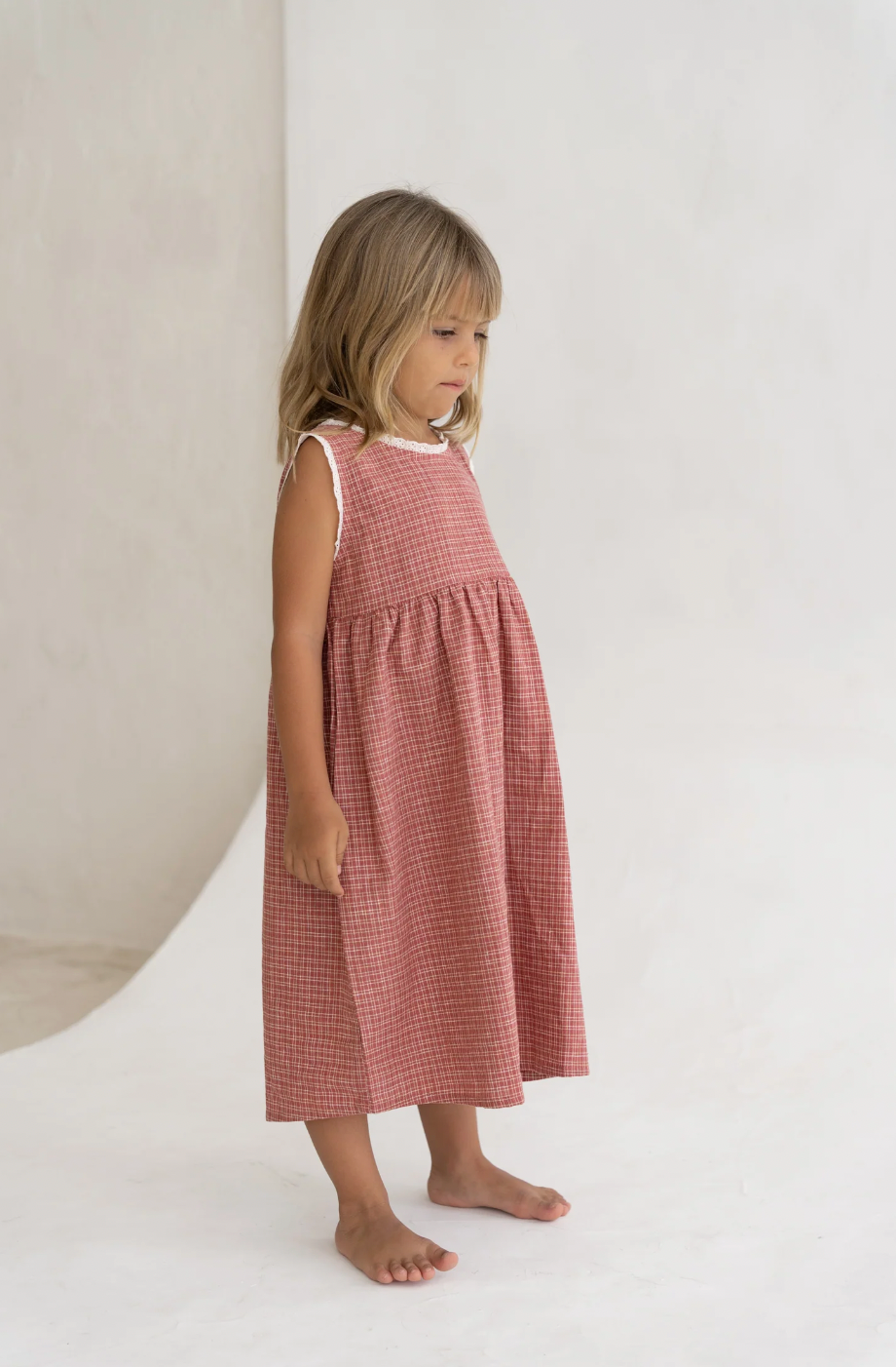 Eden Dress | Red Plaid