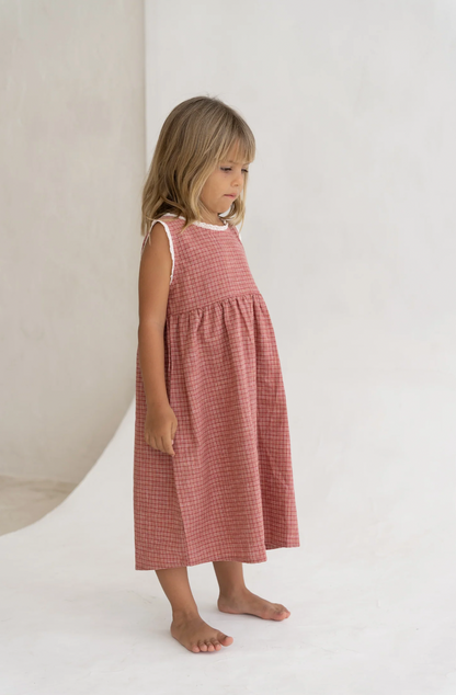Eden Dress | Red Plaid