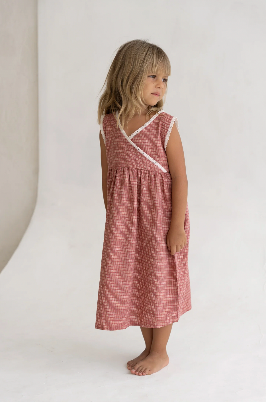 Eden Dress | Red Plaid