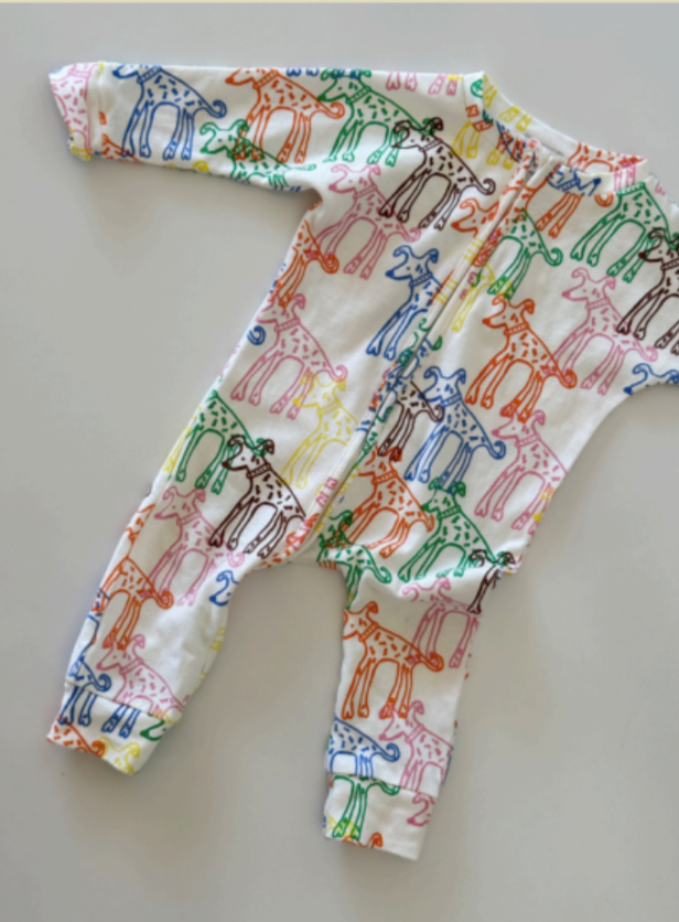 Dougie | cotton zip onesie