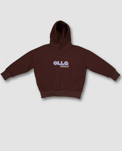 Olle world hoodie | espresso
