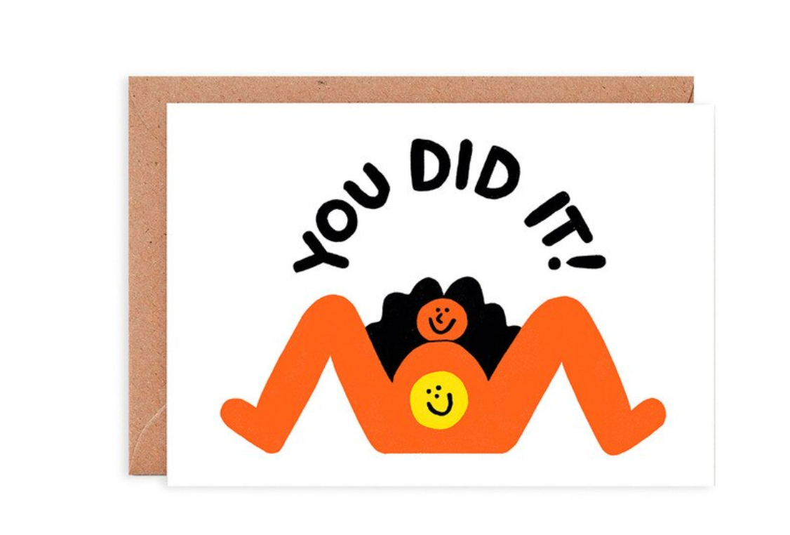 You did it!