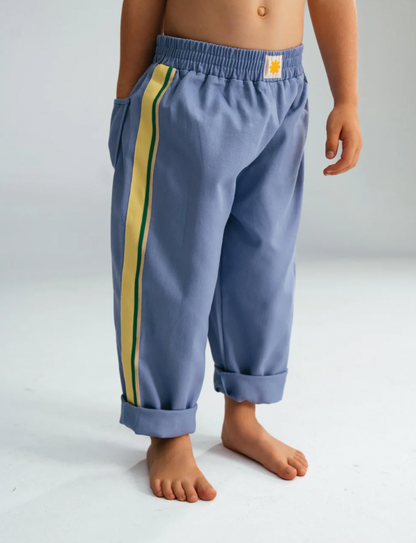 Twill pants | cornflower