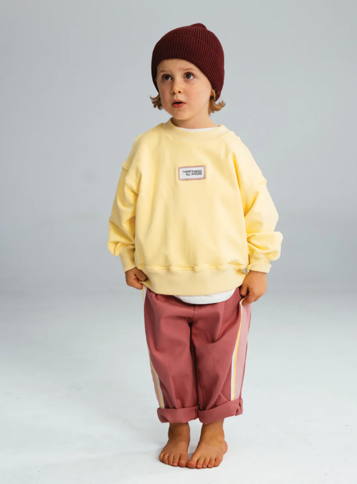 Twill pants | blush
