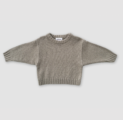 Merino wool everyday pull over | grey